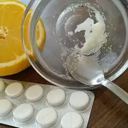 Лимон и аспирин за мазоли