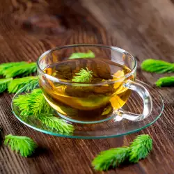 За възстановяване от инфаркт - боров чай с лимон