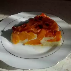 Запеканка от тиква с мляко, яйца и орехи