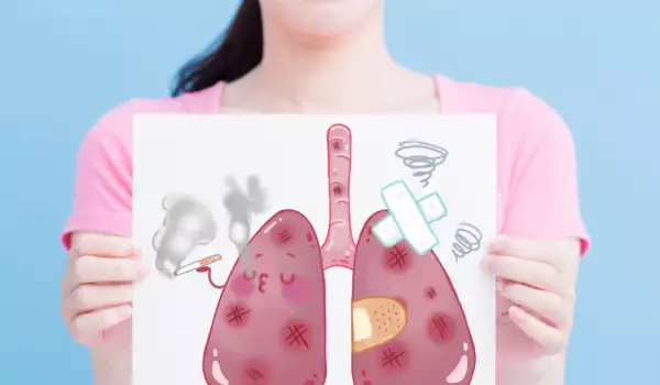 увреждане на белите дробове